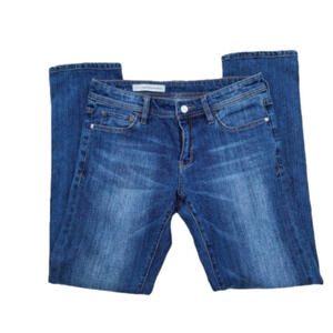 PILCRO blue straight denim leg jeans